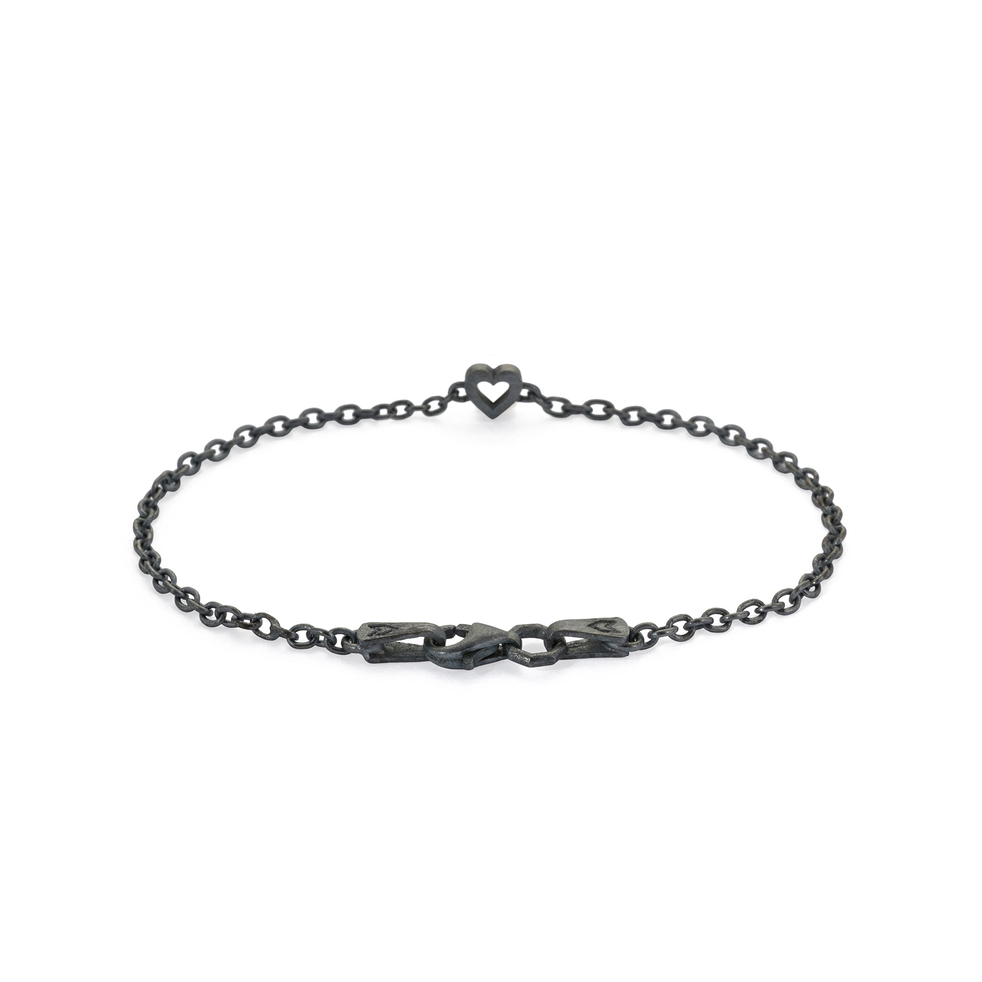 Heart Bracelet In Oxide