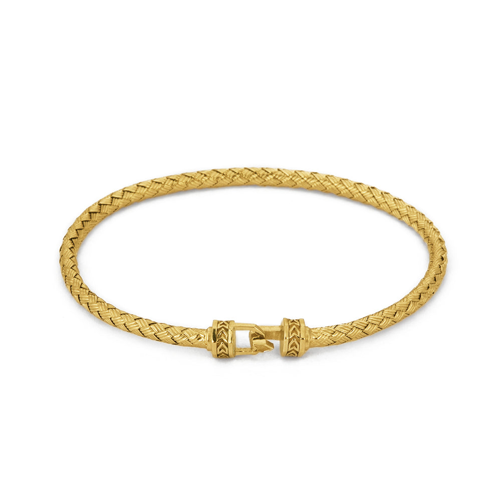 Aw Hook Bangle In Gold