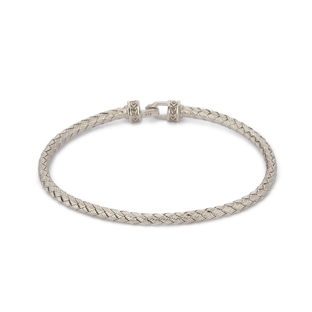 Aw Hook Bangle In Silver