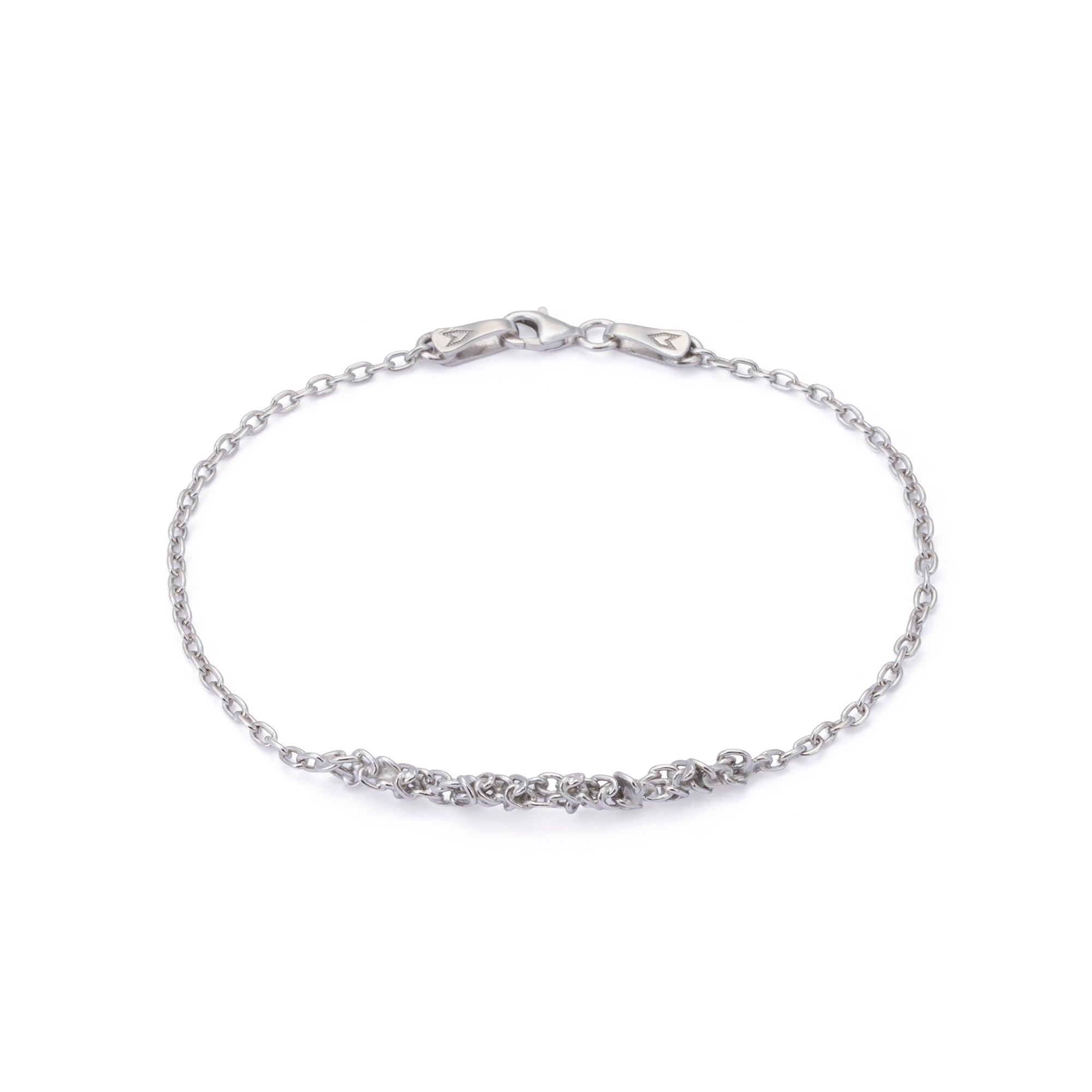 Knot Bracelet In Silver
