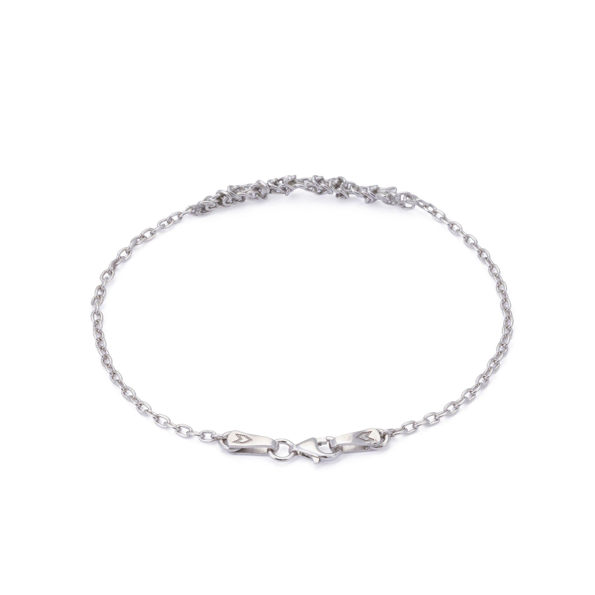 Knot Bracelet In Silver