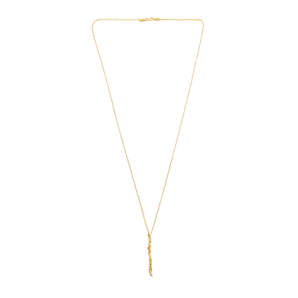 Knot Necklace In Gold