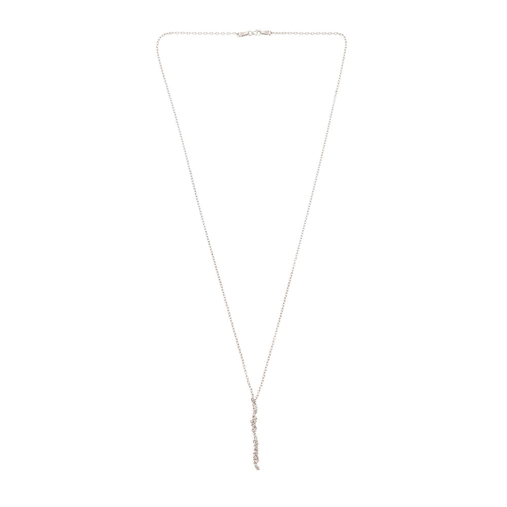 Knot Necklace In Silver