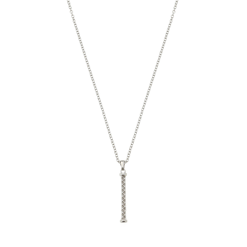 Mesh Necklace In Silver