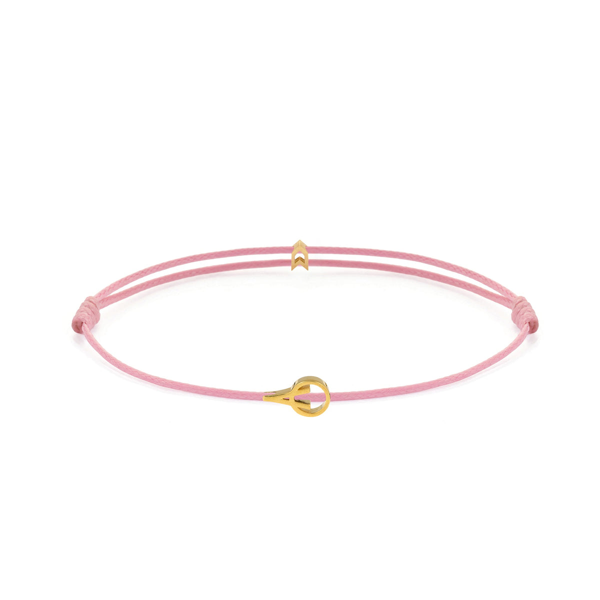 Pink Padel Chance Bracelet In Gold