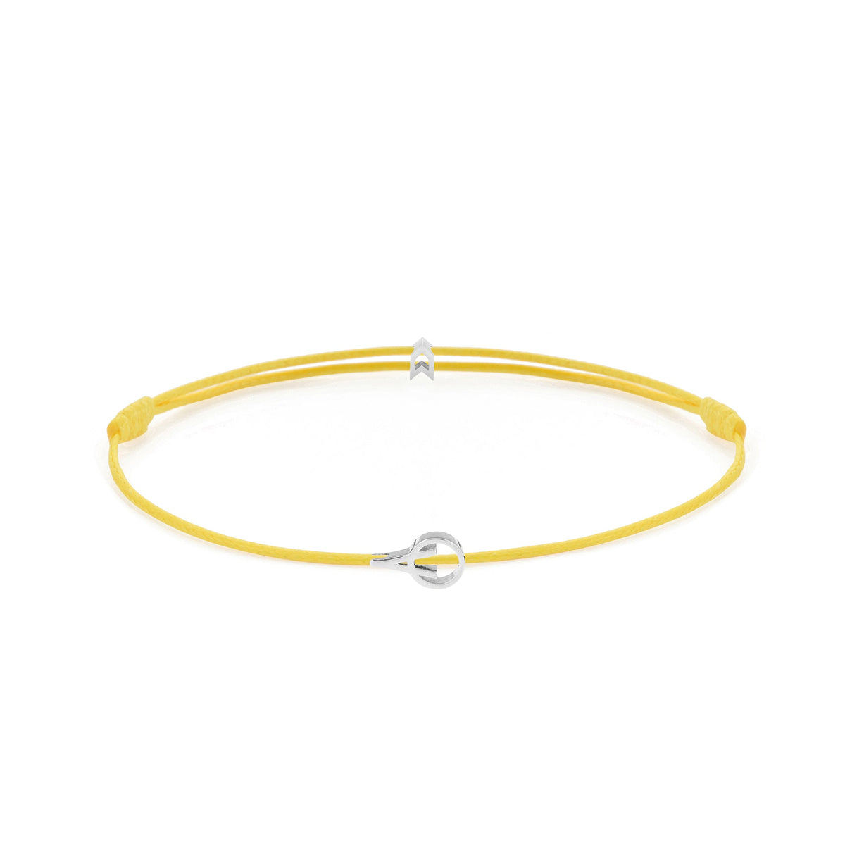 Yellow Padel Chance Bracelet In Silver
