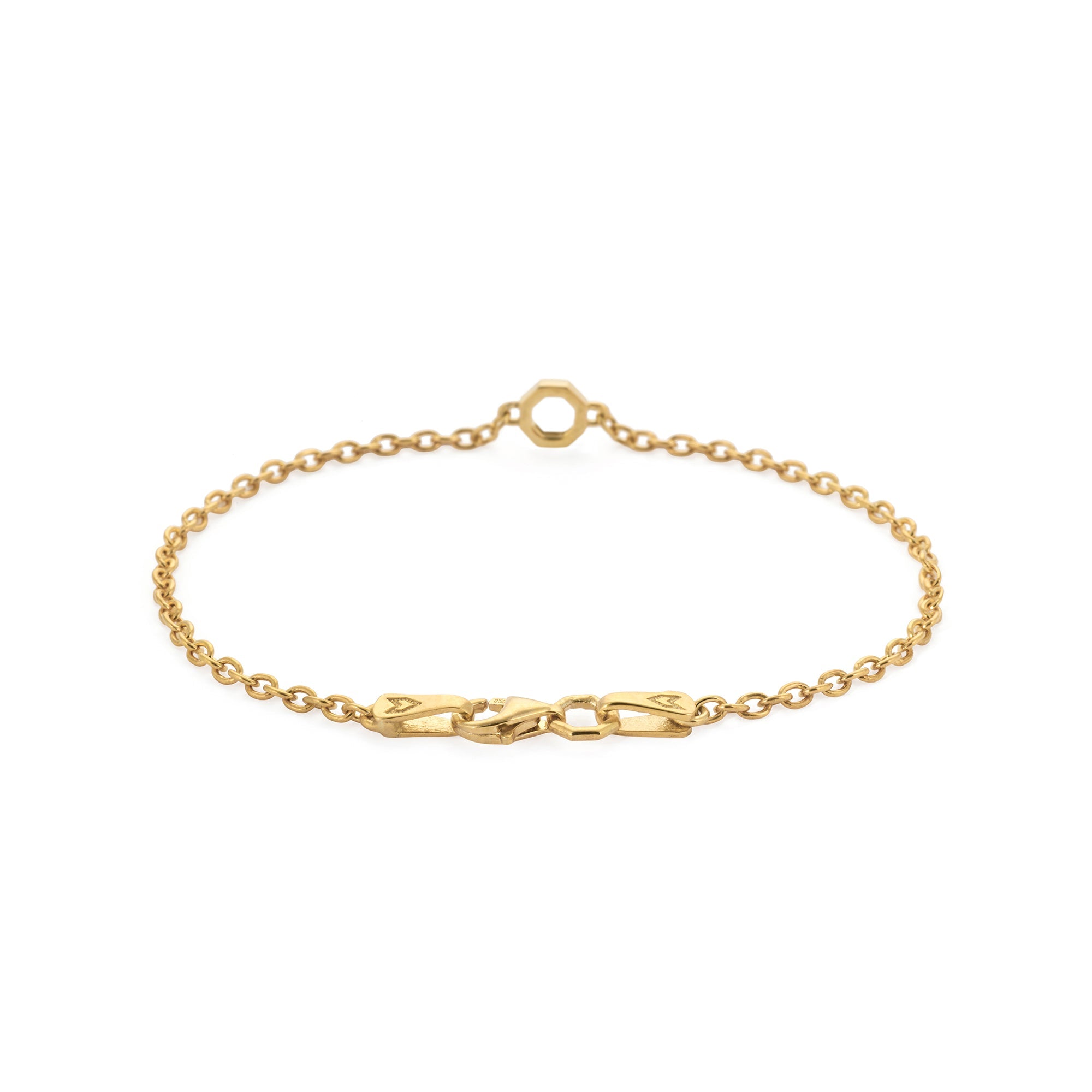 Octagon Bracelet In Gold