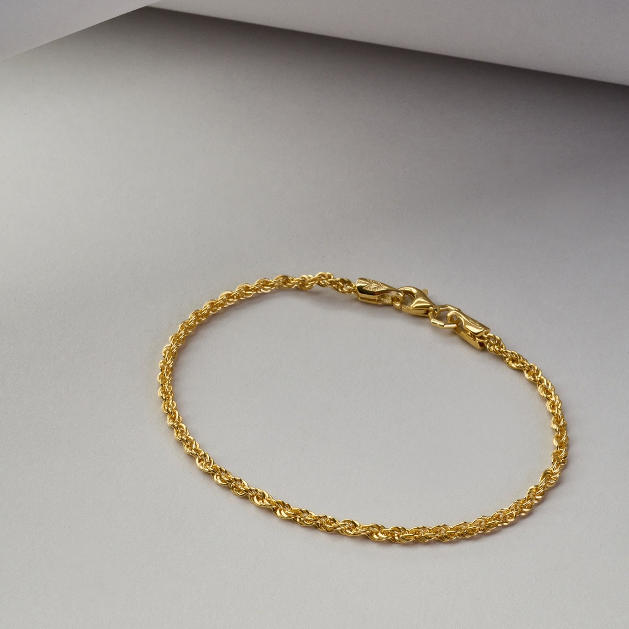 Rope Chain Bracelet In Gold
