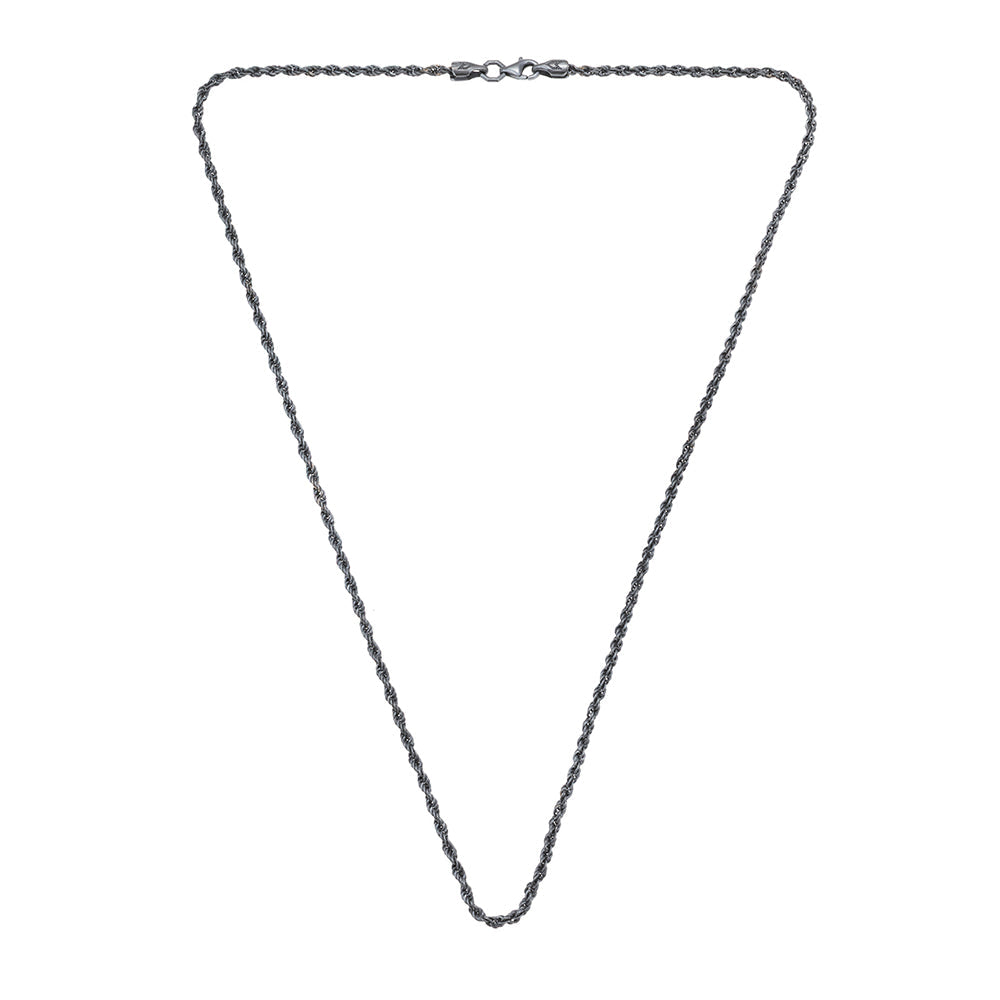 Rope Chain Necklace In Oxide