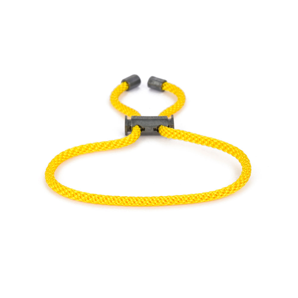 Yellow Lace Bracelet In Oxide