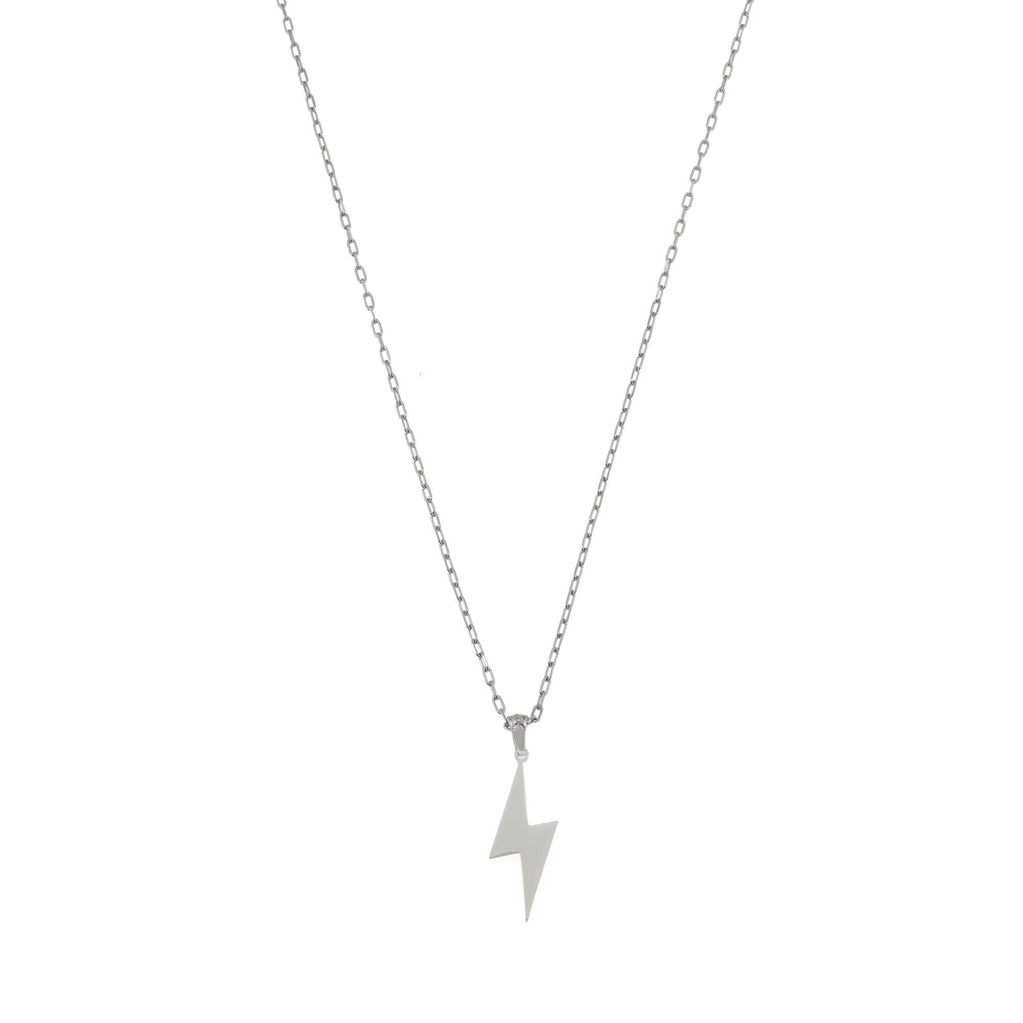 Lightning Necklace In Silver