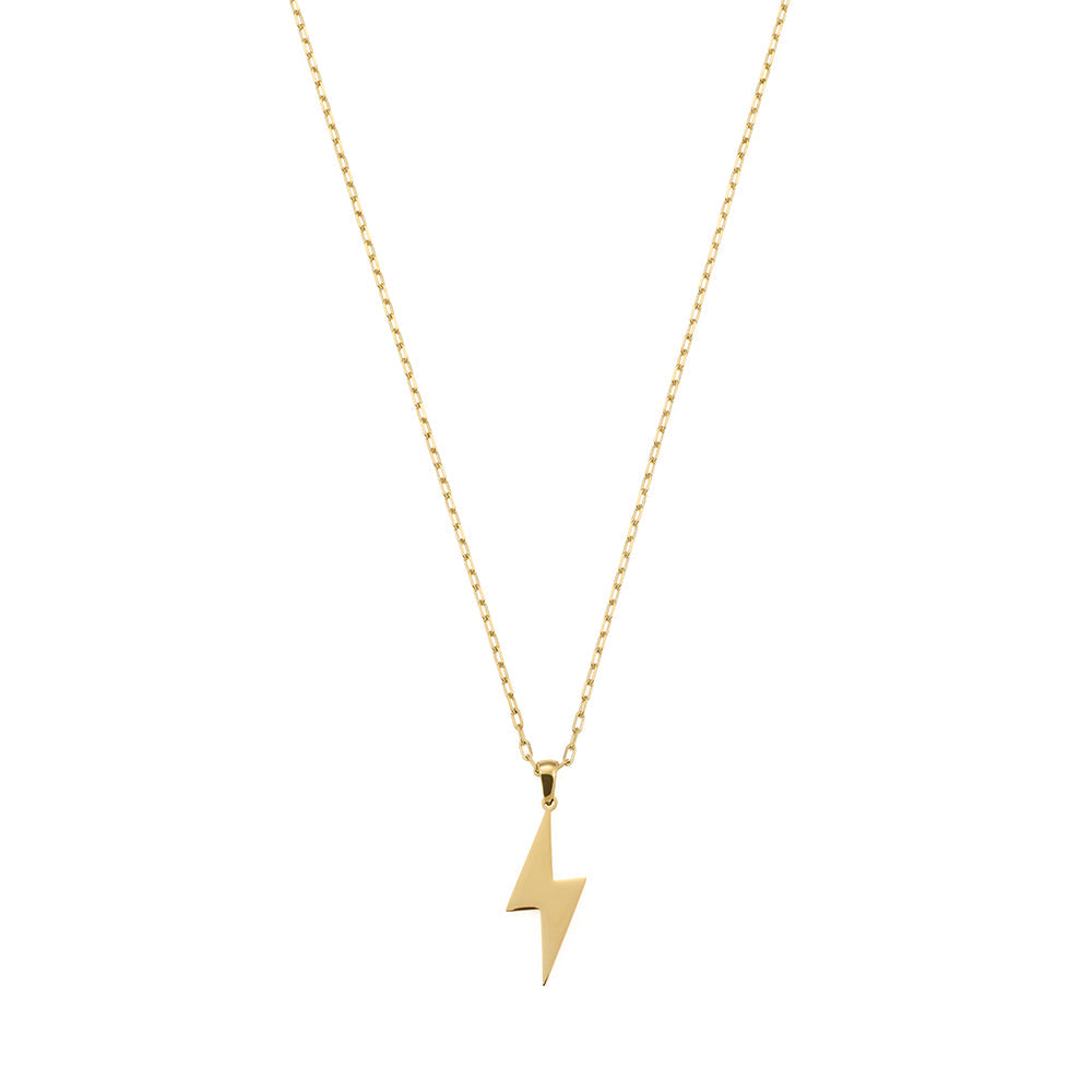 Lightning Necklace In Gold