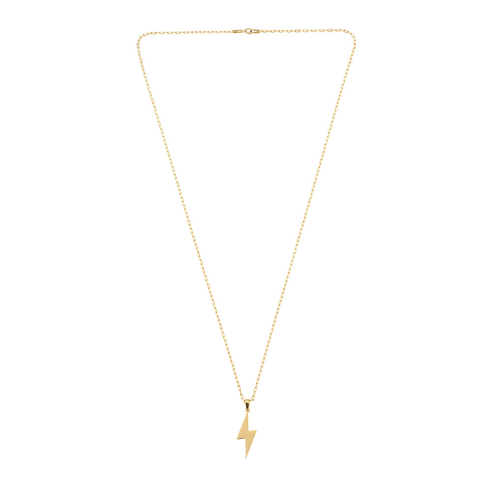 Lightning Necklace In Gold