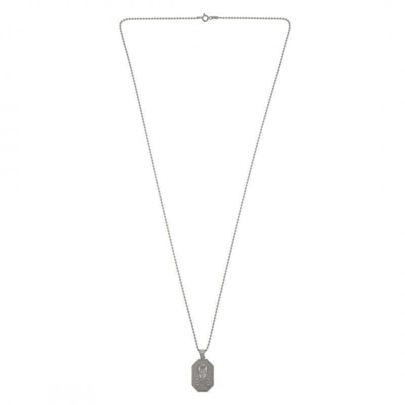 Skull Necklace In Silver