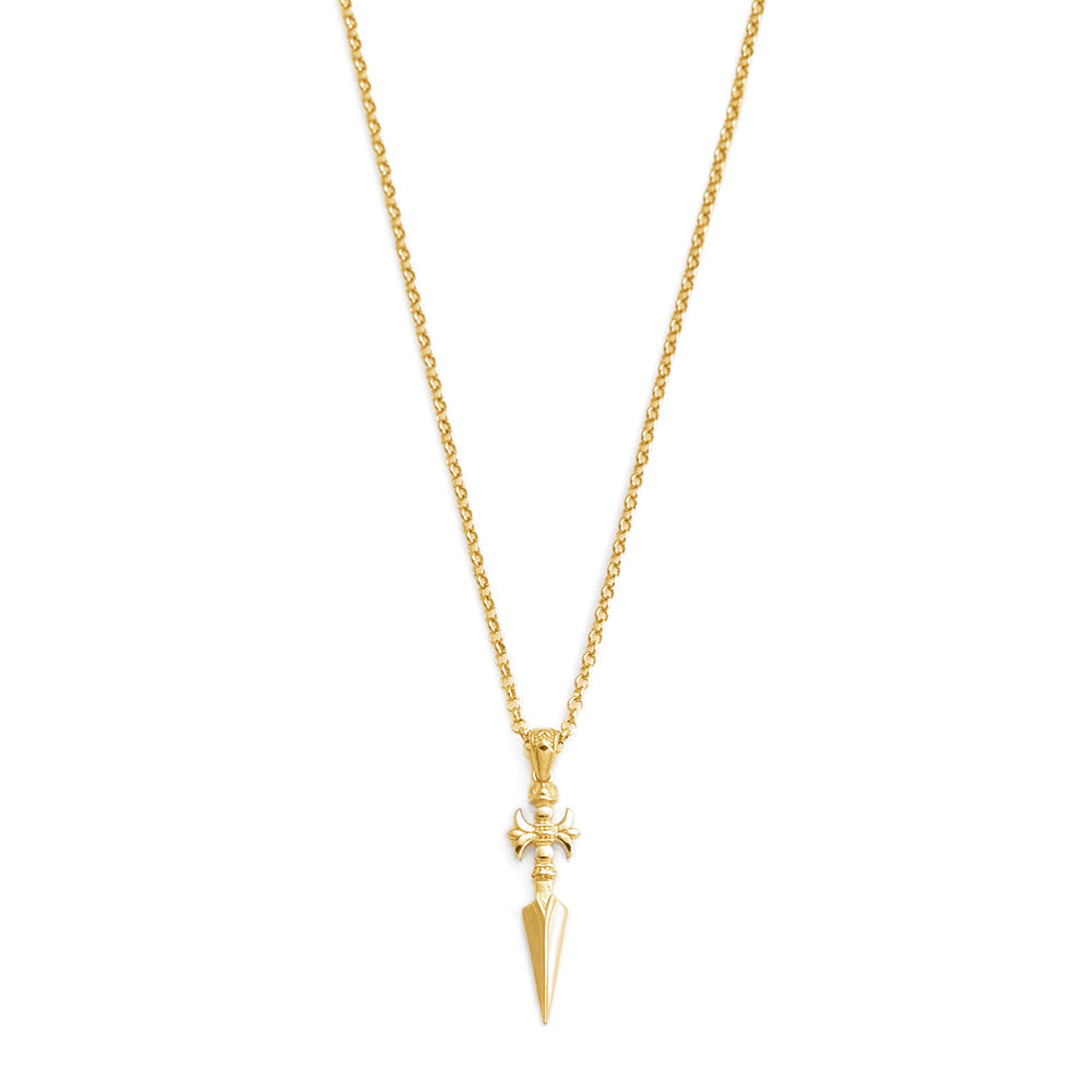 Spear Necklace In Gold