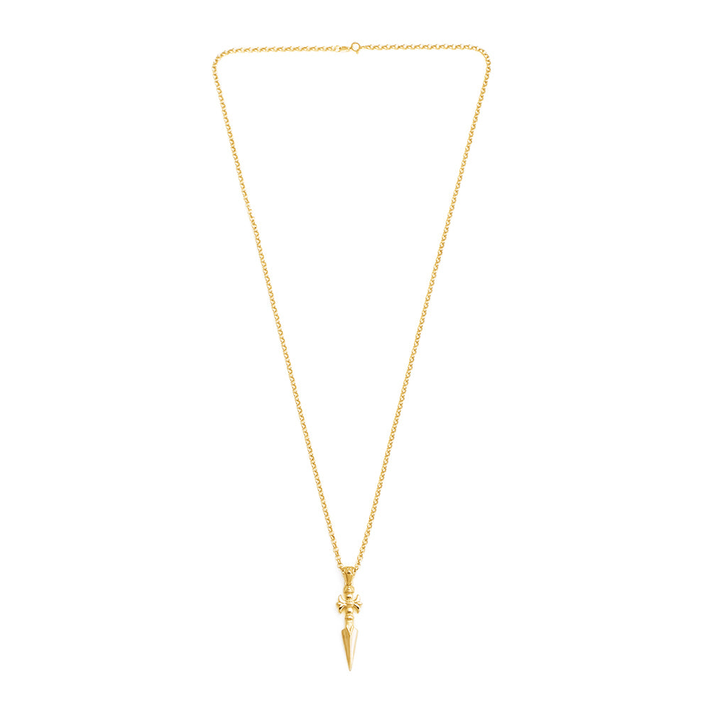 Spear Necklace In Gold