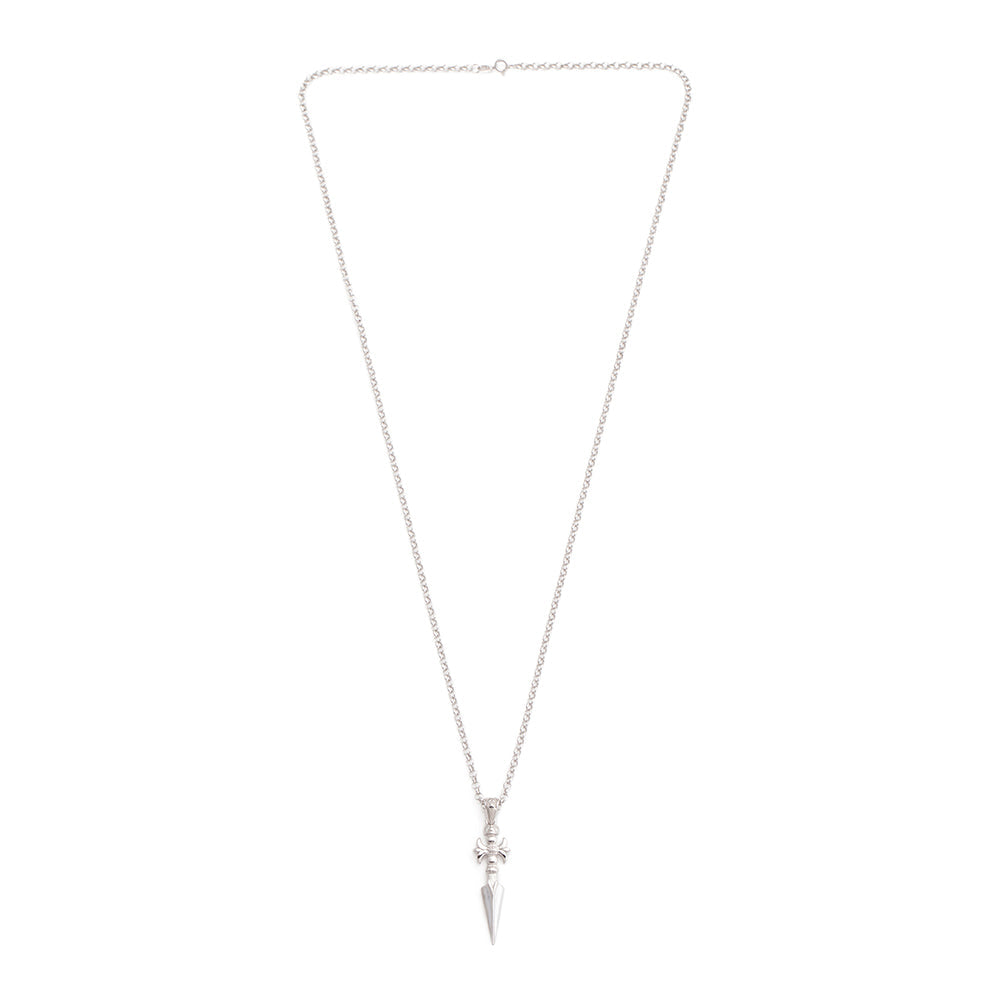Spear Necklace In Silver