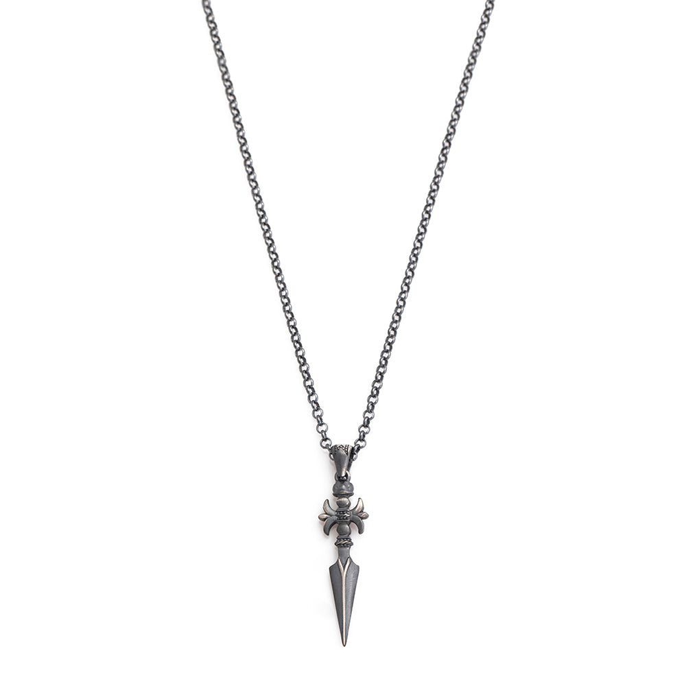 Spear Necklace In Oxide