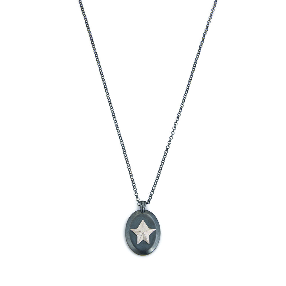 Star Necklace In Oxide