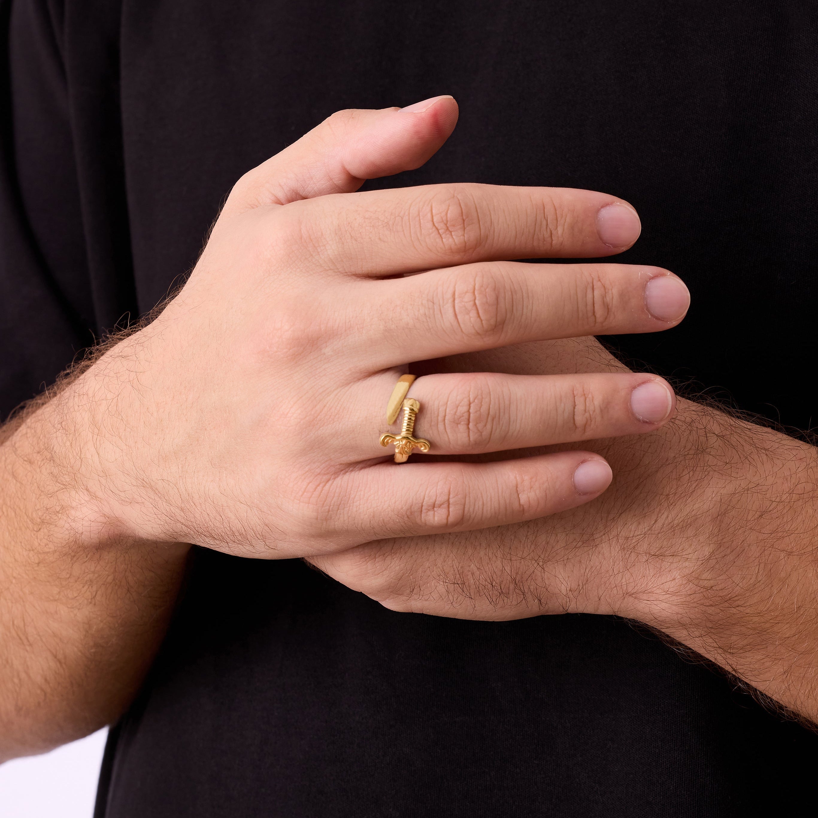Sword Ring In Gold