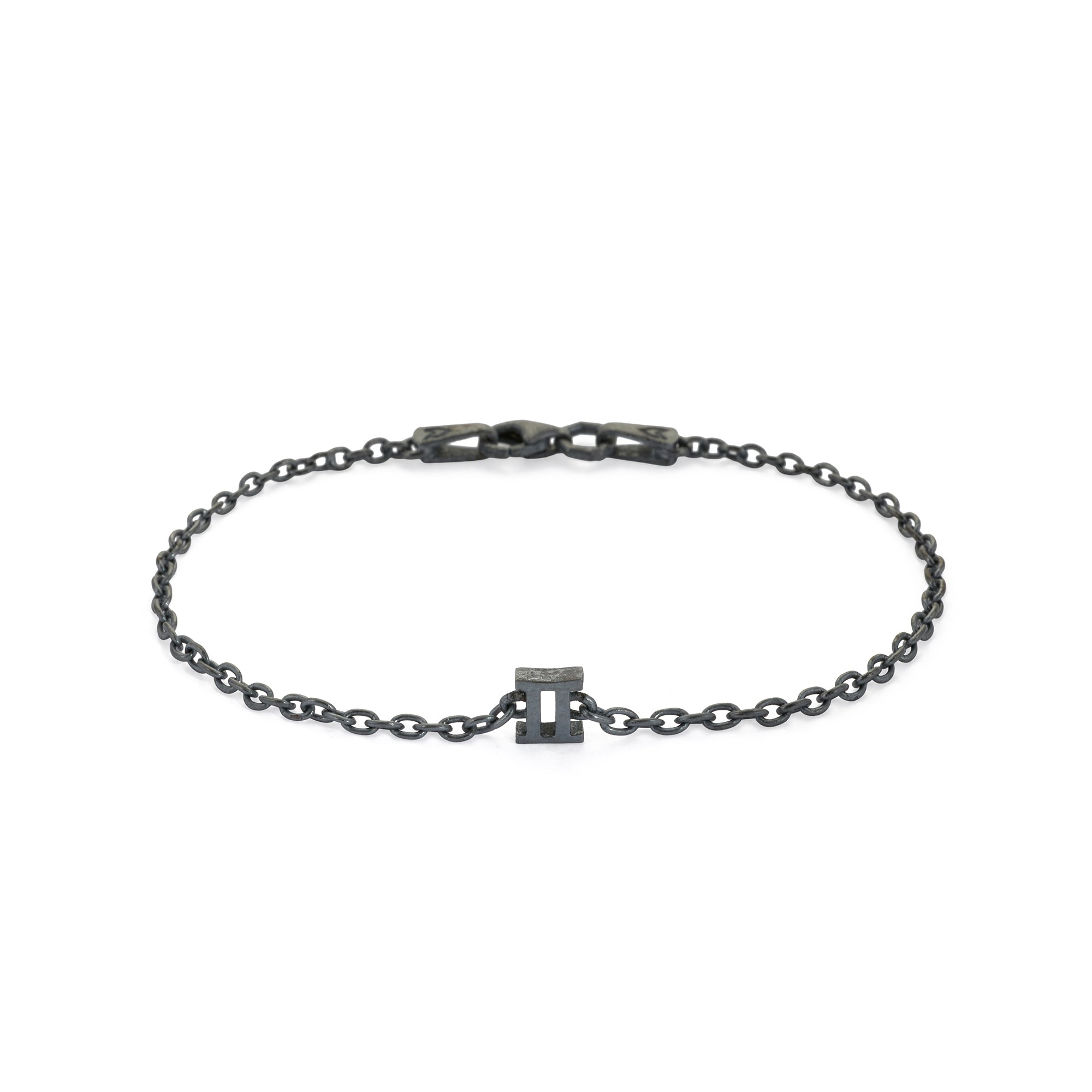 Zodiac Chain Bracelet In Oxide