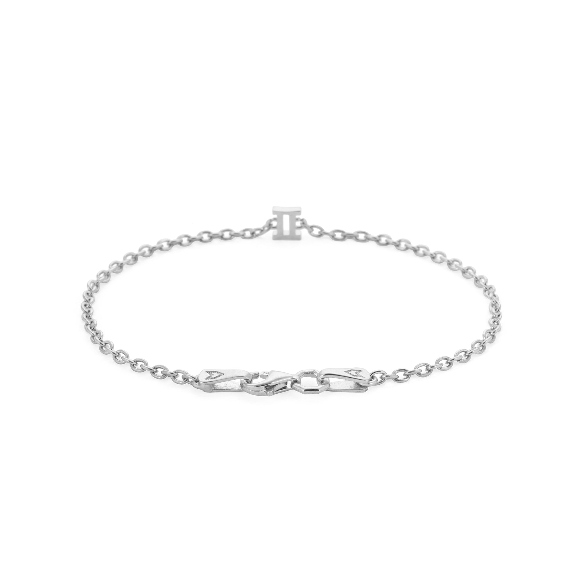 Zodiac Chain Bracelet In Silver