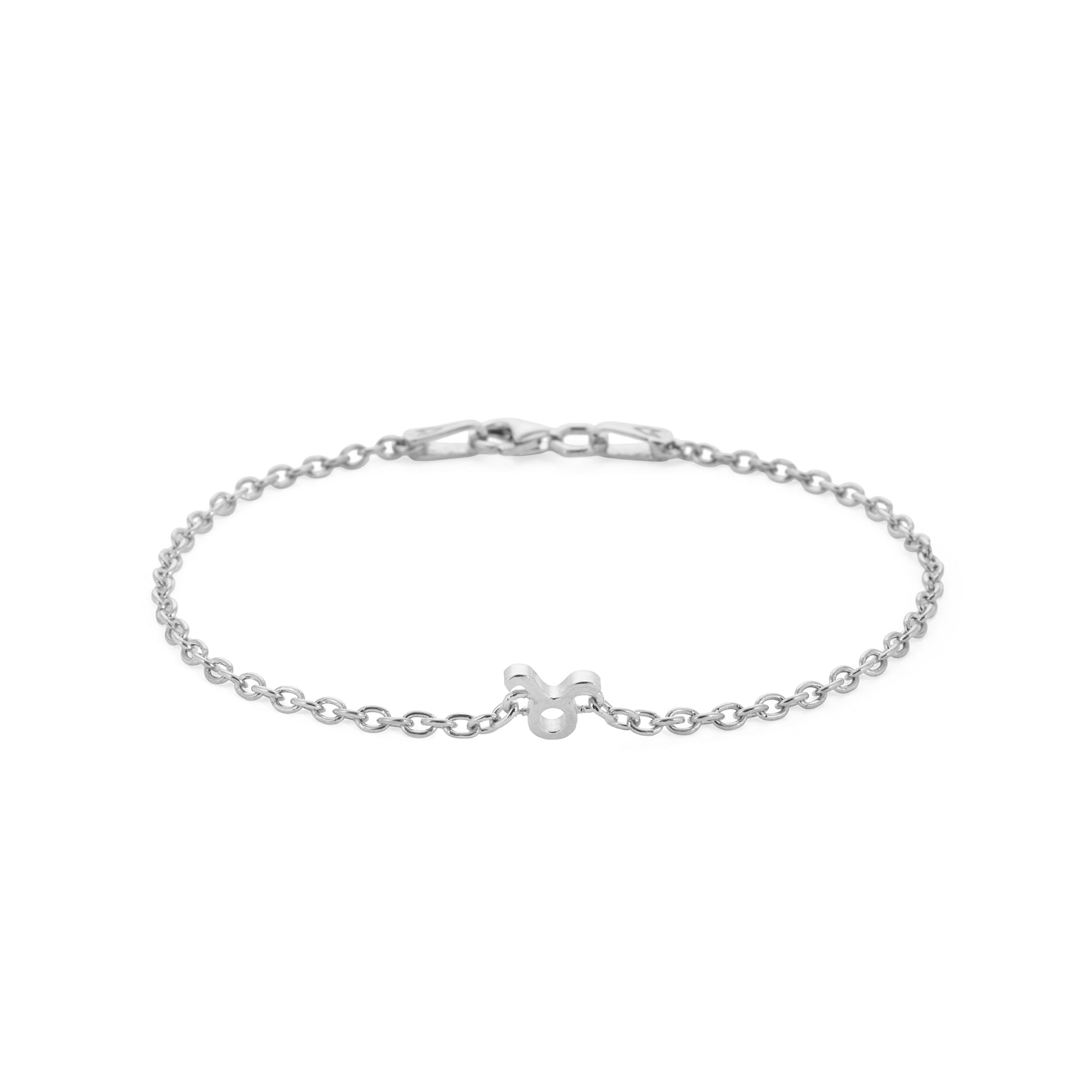 Zodiac Chain Bracelet In Silver