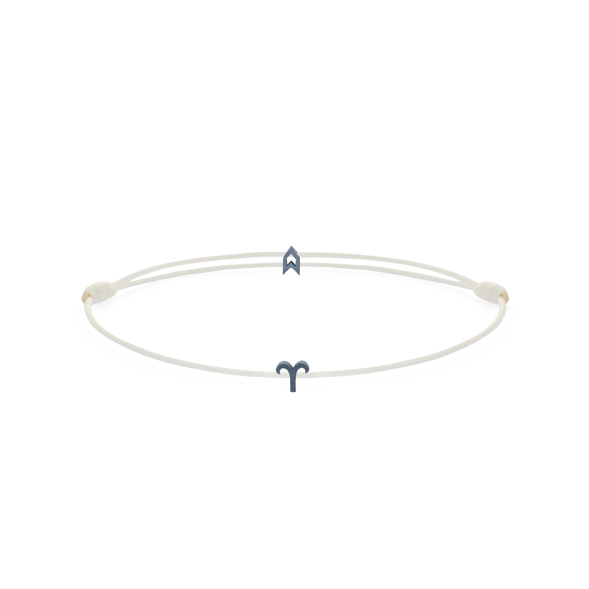 Zodiac White Chance Bracelet In Oxide