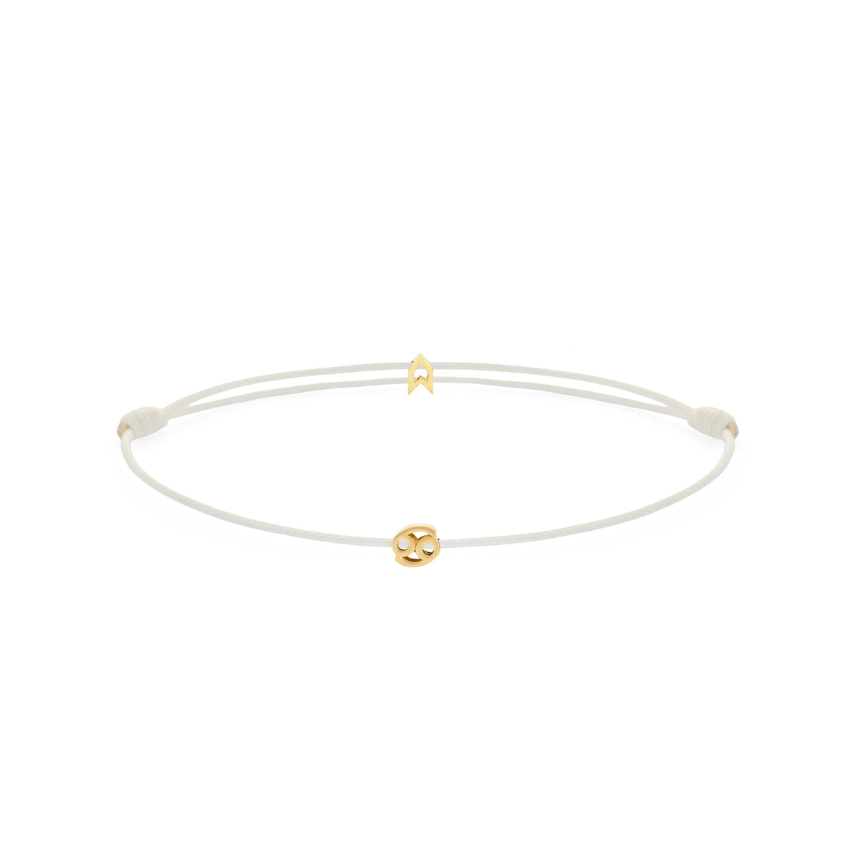 Zodiac White Chance Bracelet In Gold