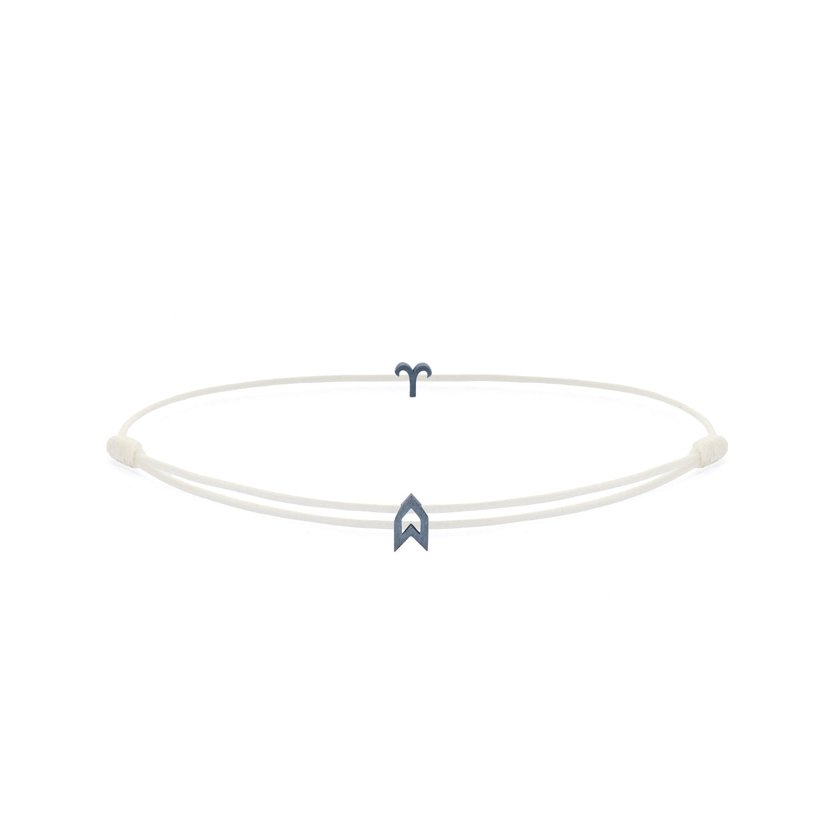 Zodiac White Chance Bracelet In Oxide