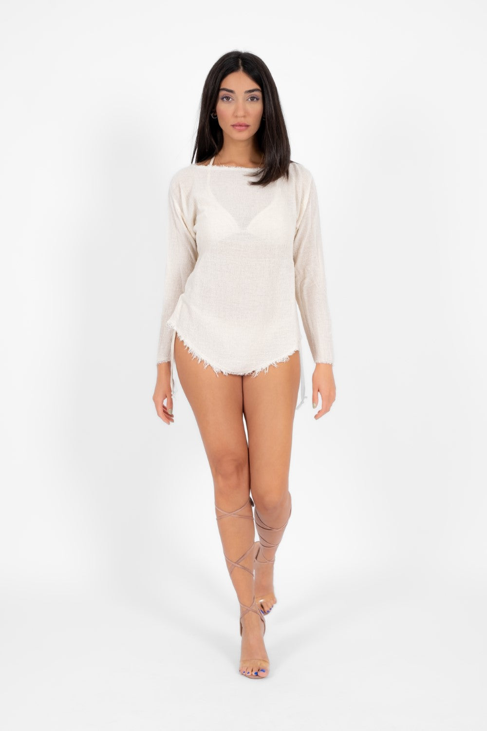 Ave Eva-Anie Cover Up Mini Elbise-Elbise-1-Milagron.com