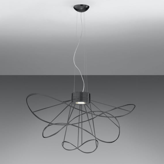 Hoops 3L Si̇yah Q:100Cm H:51 Cm 16W Led 3000K