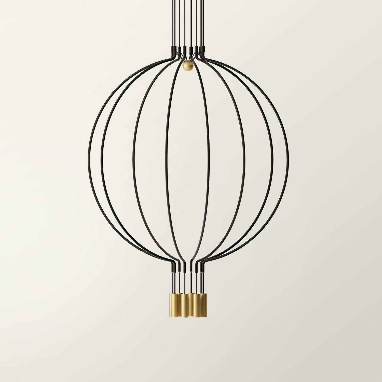 Liaison 8L Sarkit Si̇yah Ø84X91 Cm Ip20 Led