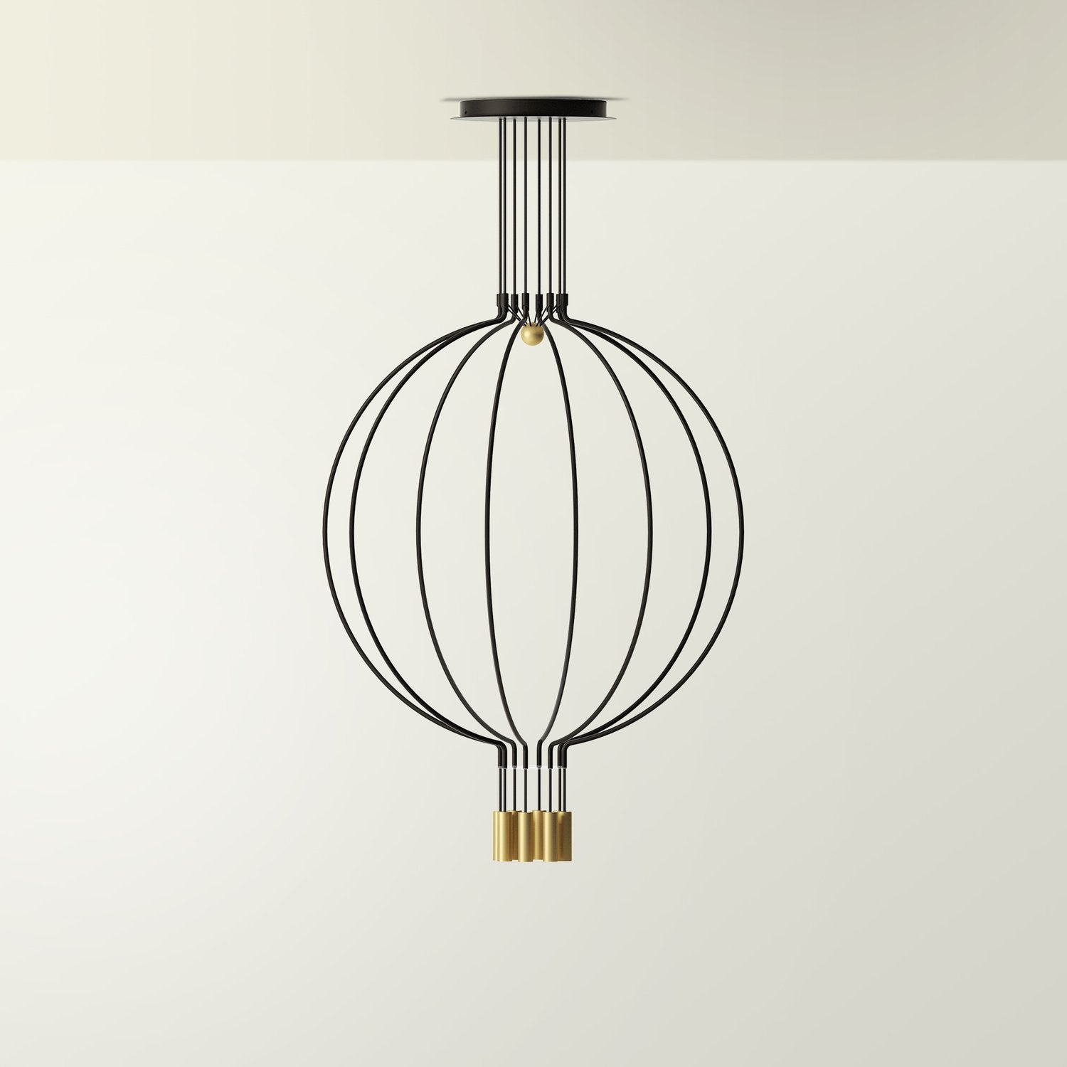 Liaison 8L Sarkit Si̇yah Ø84X91 Cm Ip20 Led