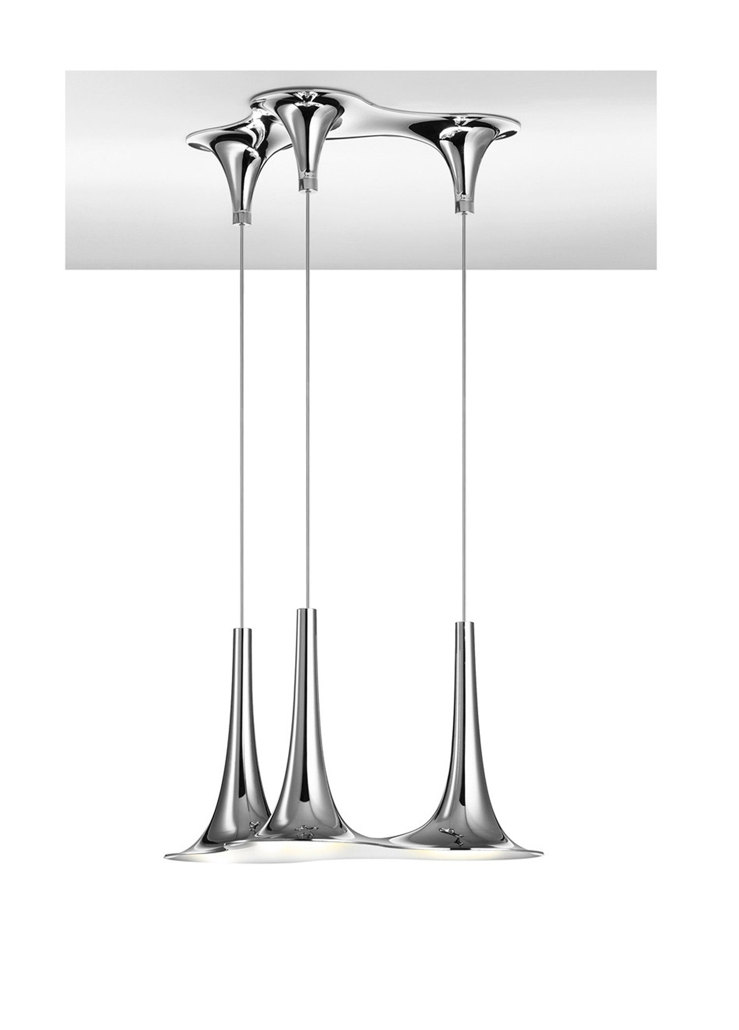 Nafir 3L Sarkit Krom-Beyaz Ø45X35 Cm H Max180 Cm 3Xgu10