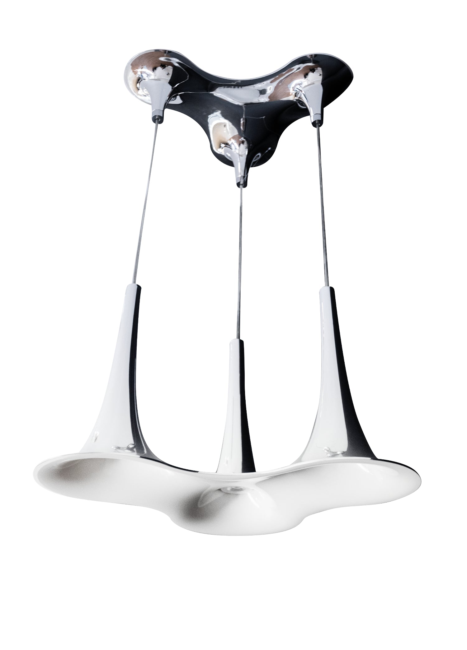 Nafir 3L Sarkit Krom-Beyaz Ø45X35 Cm H Max180 Cm 3Xgu10