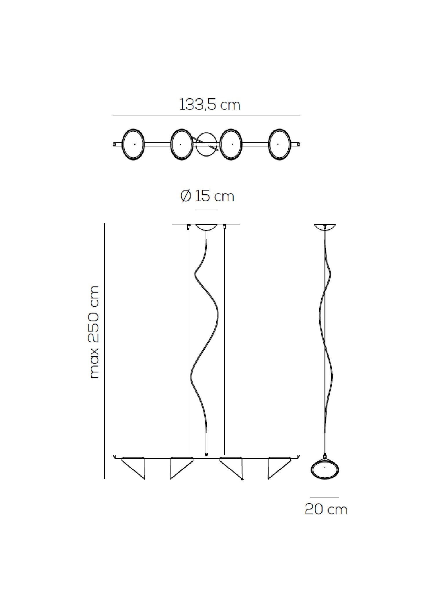 Orchrid 4L Sarkit Sari W 20Cm L 133.5Cm 4X15Wled 3000K
