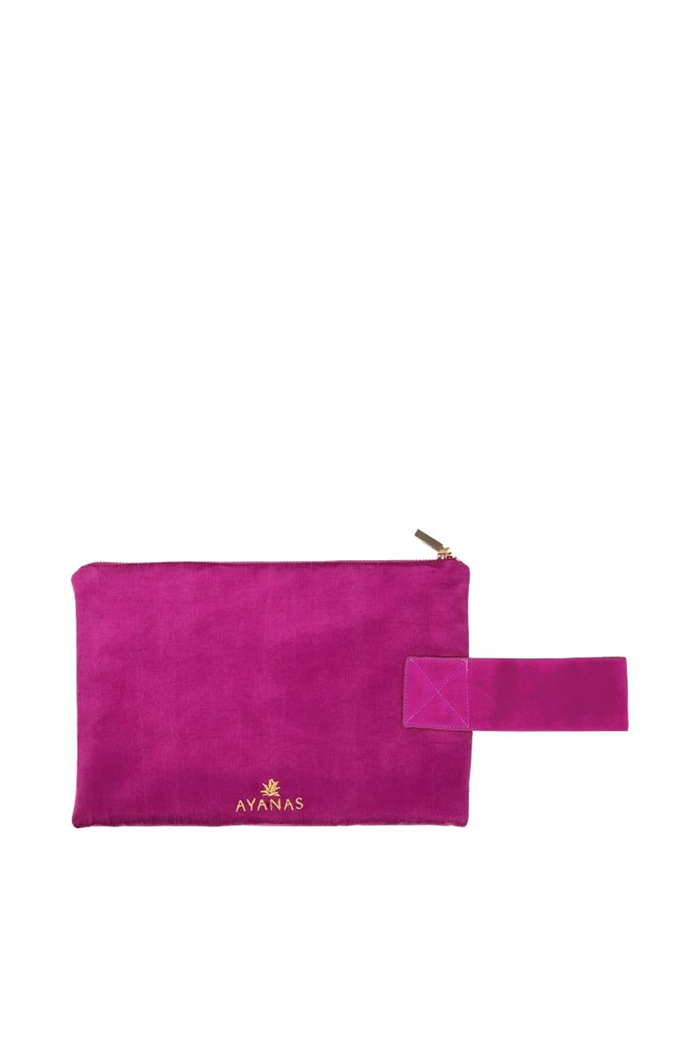 Ayanas-Sri̇ Yantra Clutch Çanta - Amethyst-Clutch-2-Milagron.com