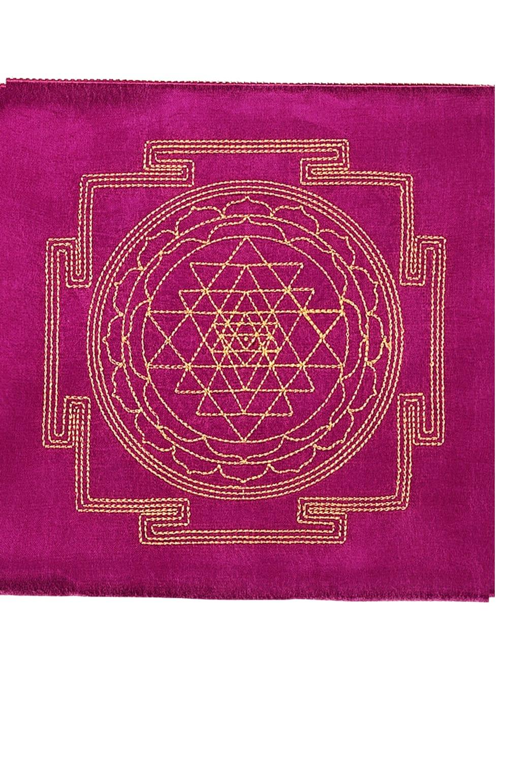 Ayanas-Sri̇ Yantra Clutch Çanta - Amethyst-Clutch-4-Milagron.com