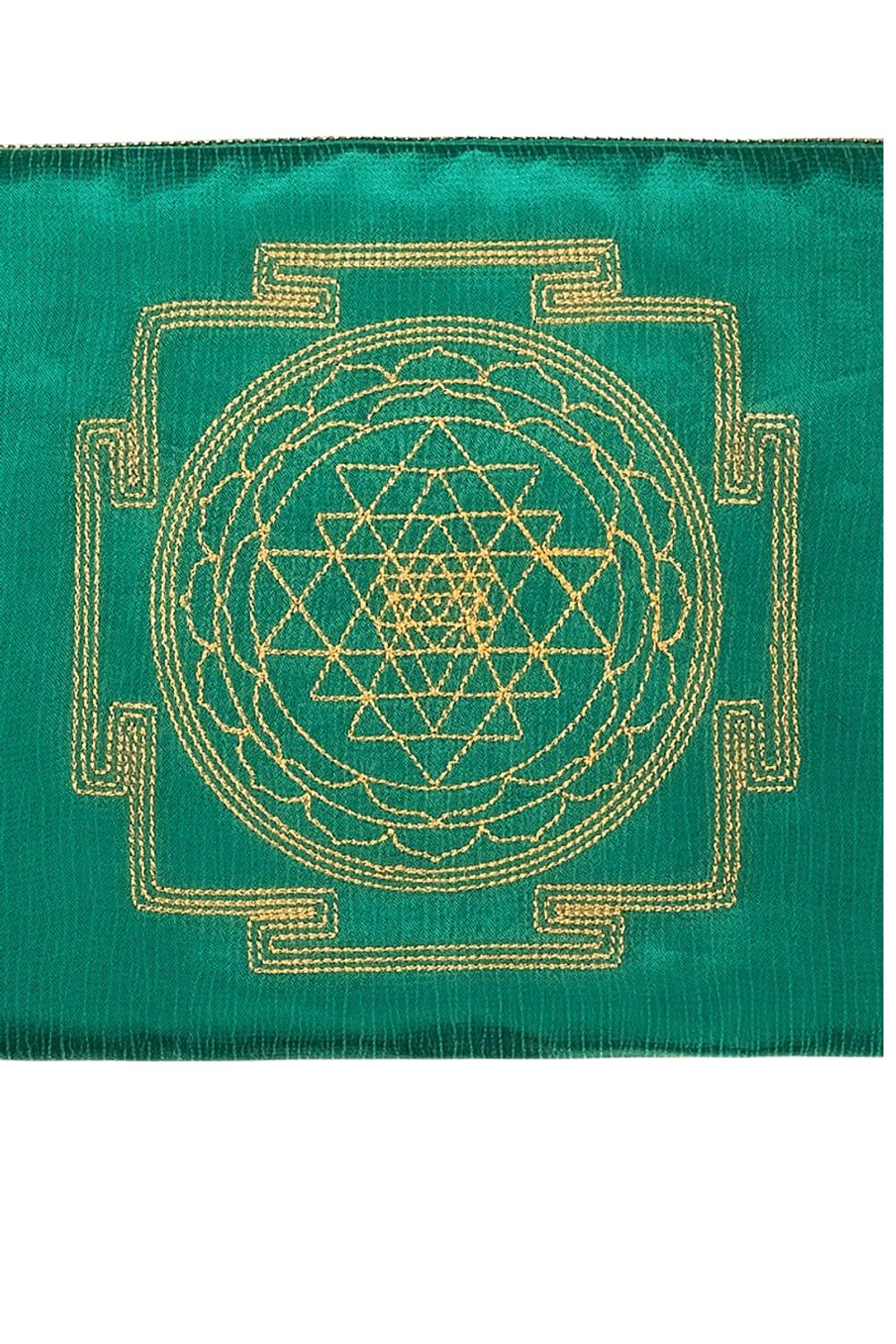 Ayanas-Sri̇ Yantra Clutch Çanta - Jade-Clutch-4-Milagron.com