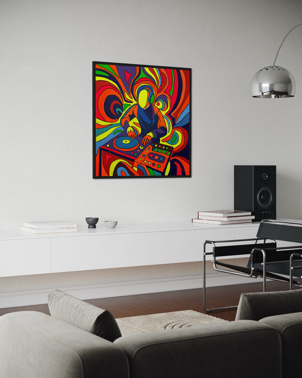 Glow N Flow Tablo | 100X100Cm