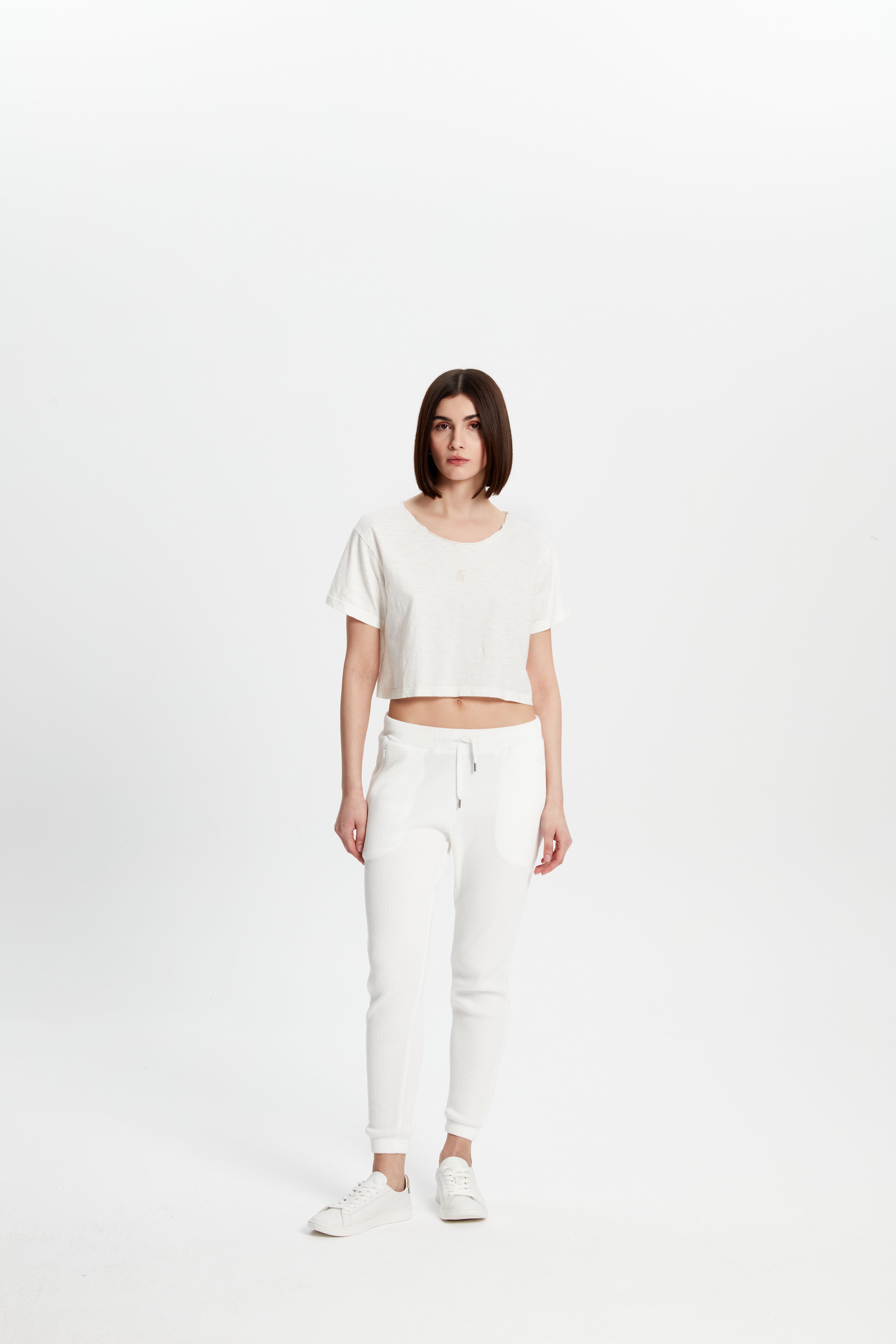 Crop T-Shirt - Beyaz