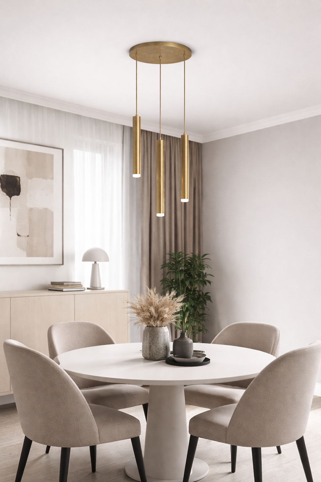 Lumiana-Axis 3'lü Sarkıt Seti-Avize-2-Milagron.com