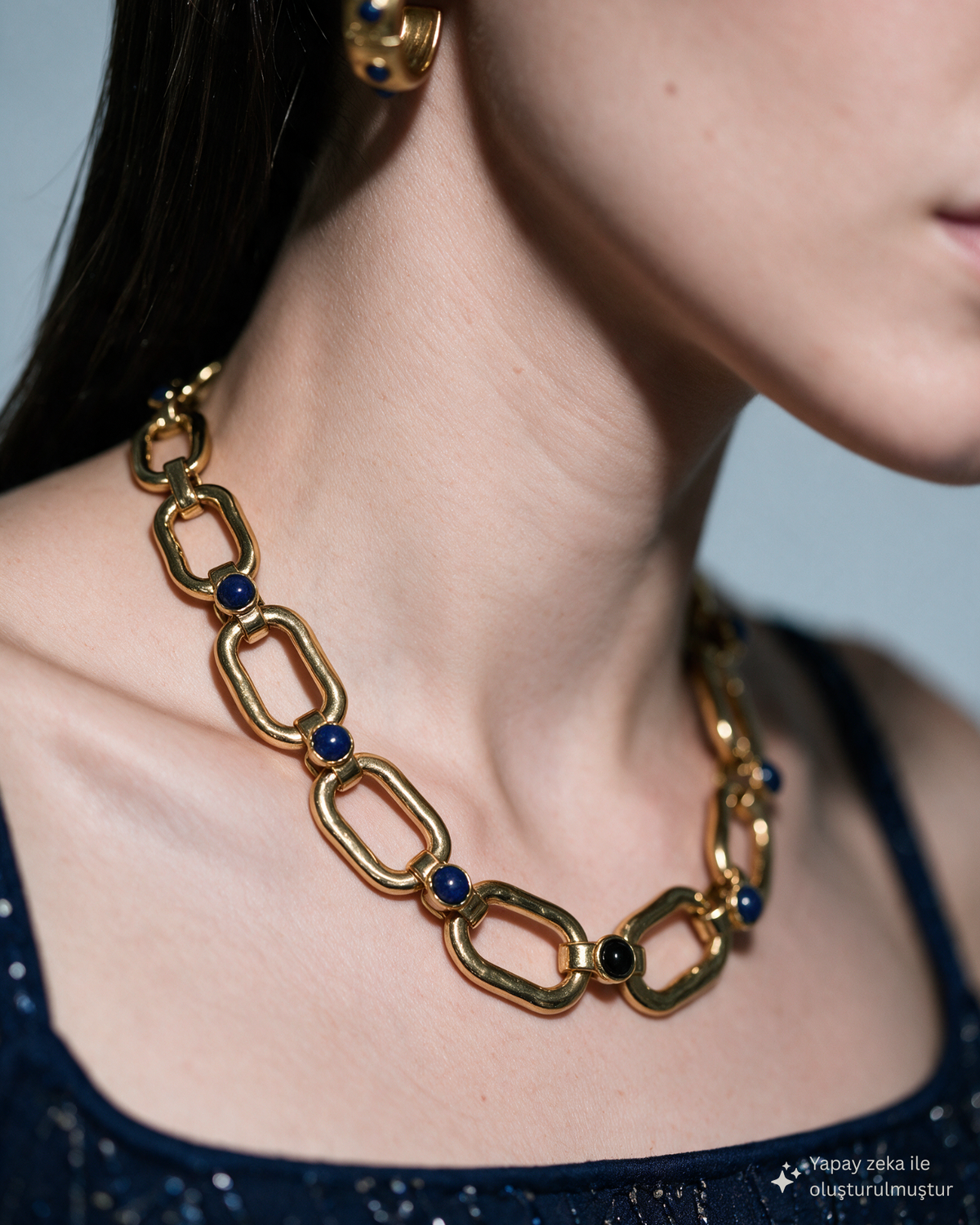 Adeline Lapis Necklace