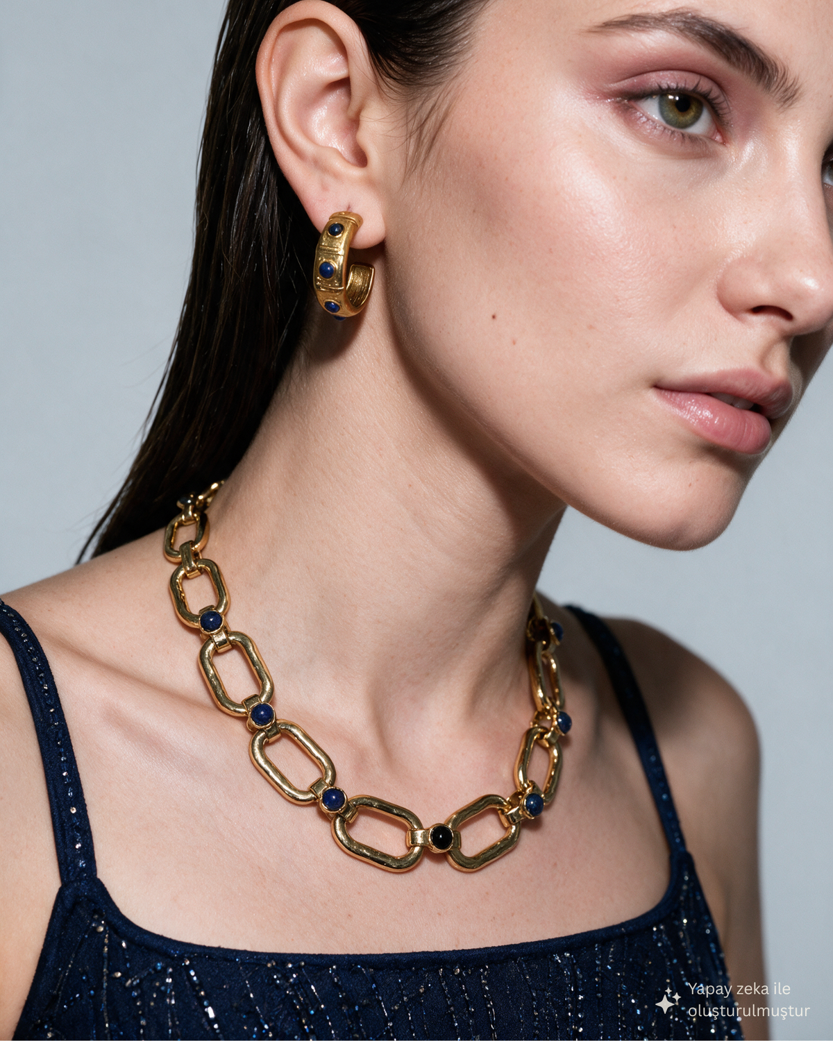 Adeline Lapis Necklace