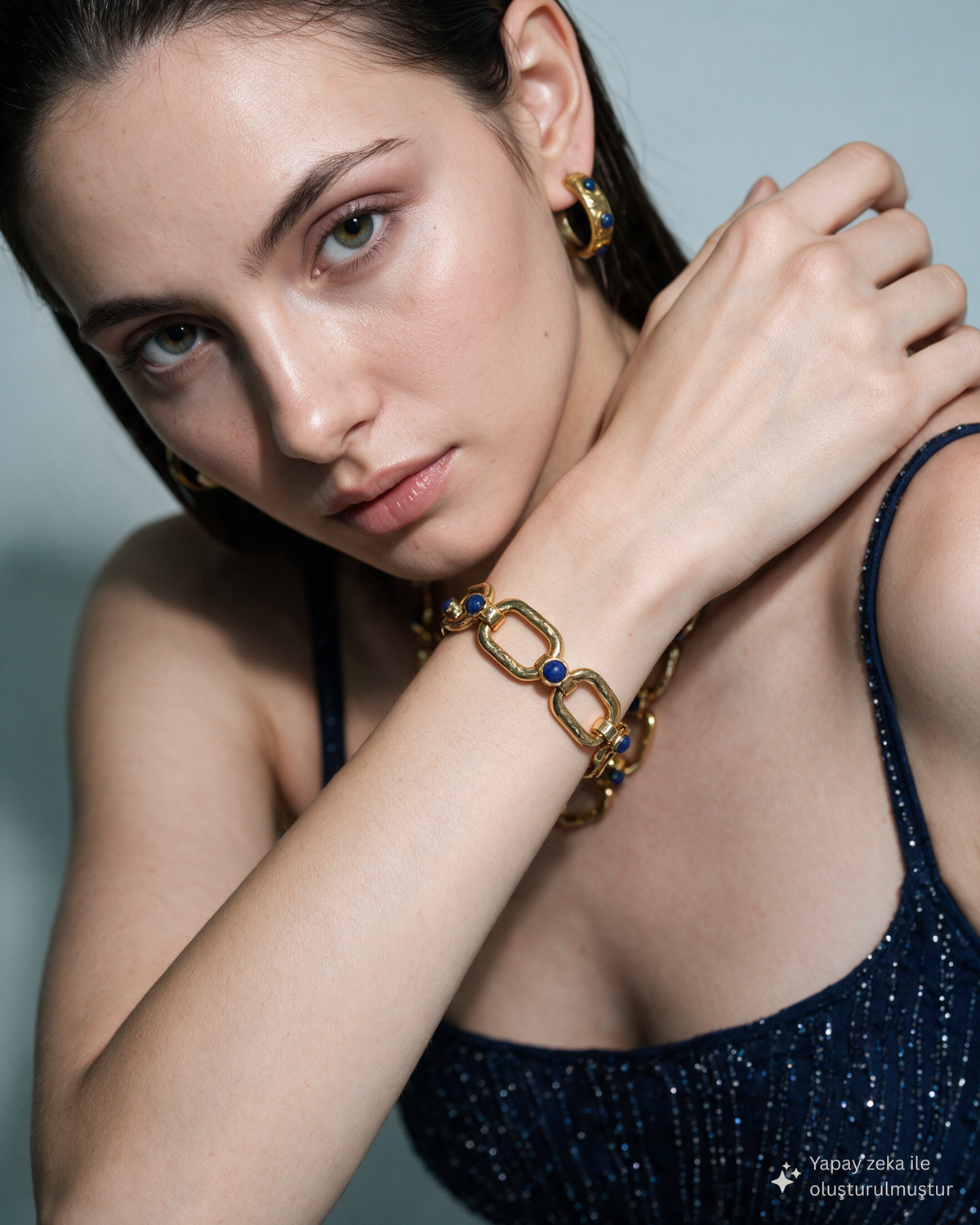 Adeline Lapis Bracelet
