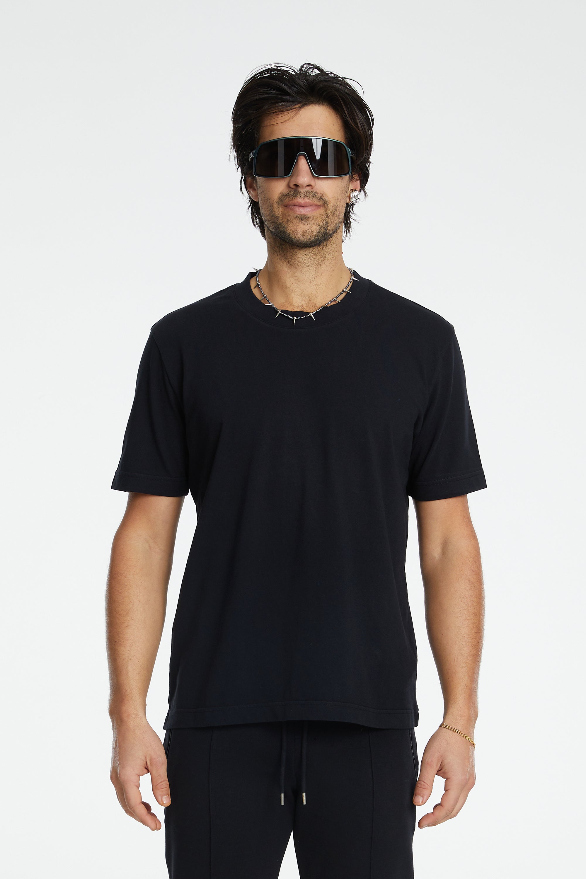 Cotton Basic T-Shirt - Siyah