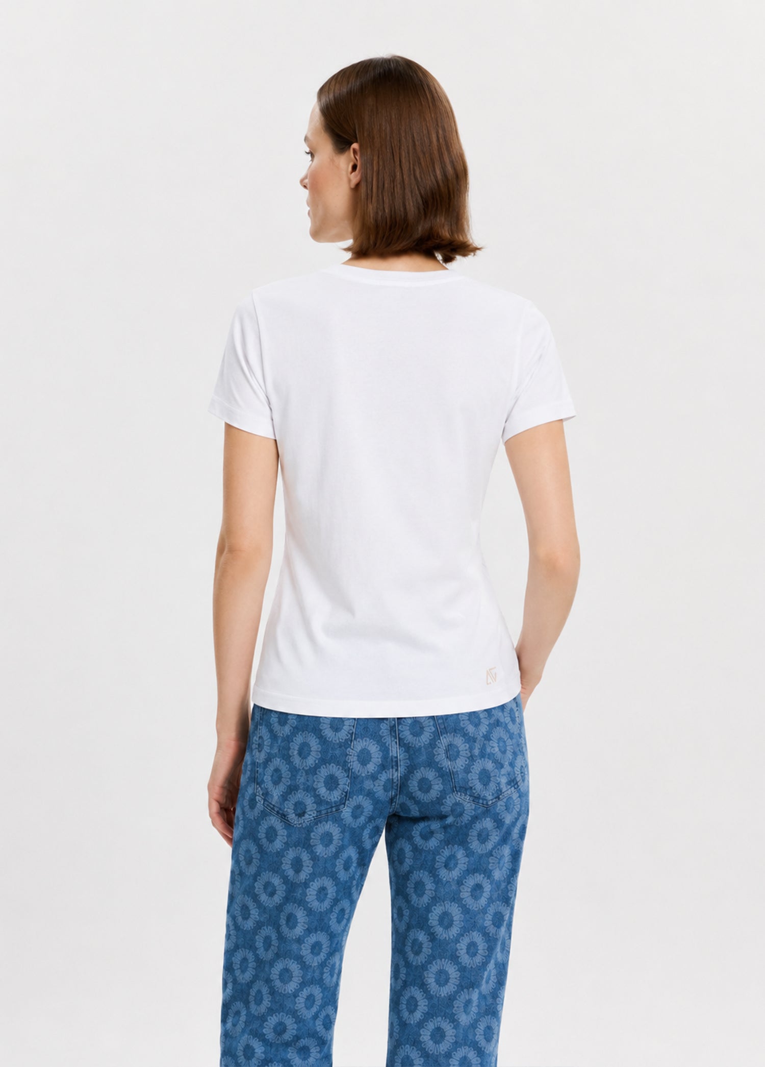 Beyaz Nice Atitude T-Shirt