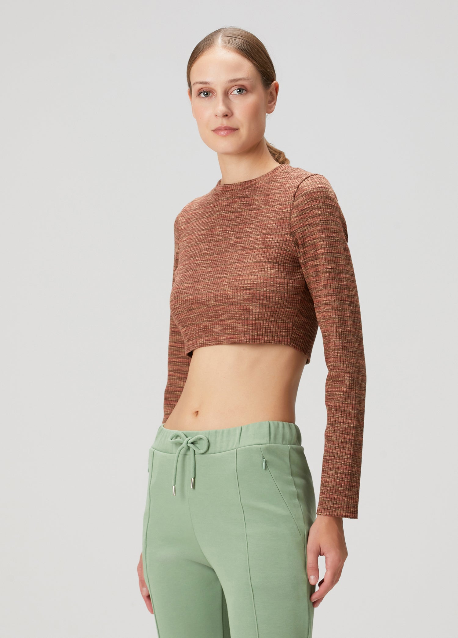 Knit Crop Top - Kiremit