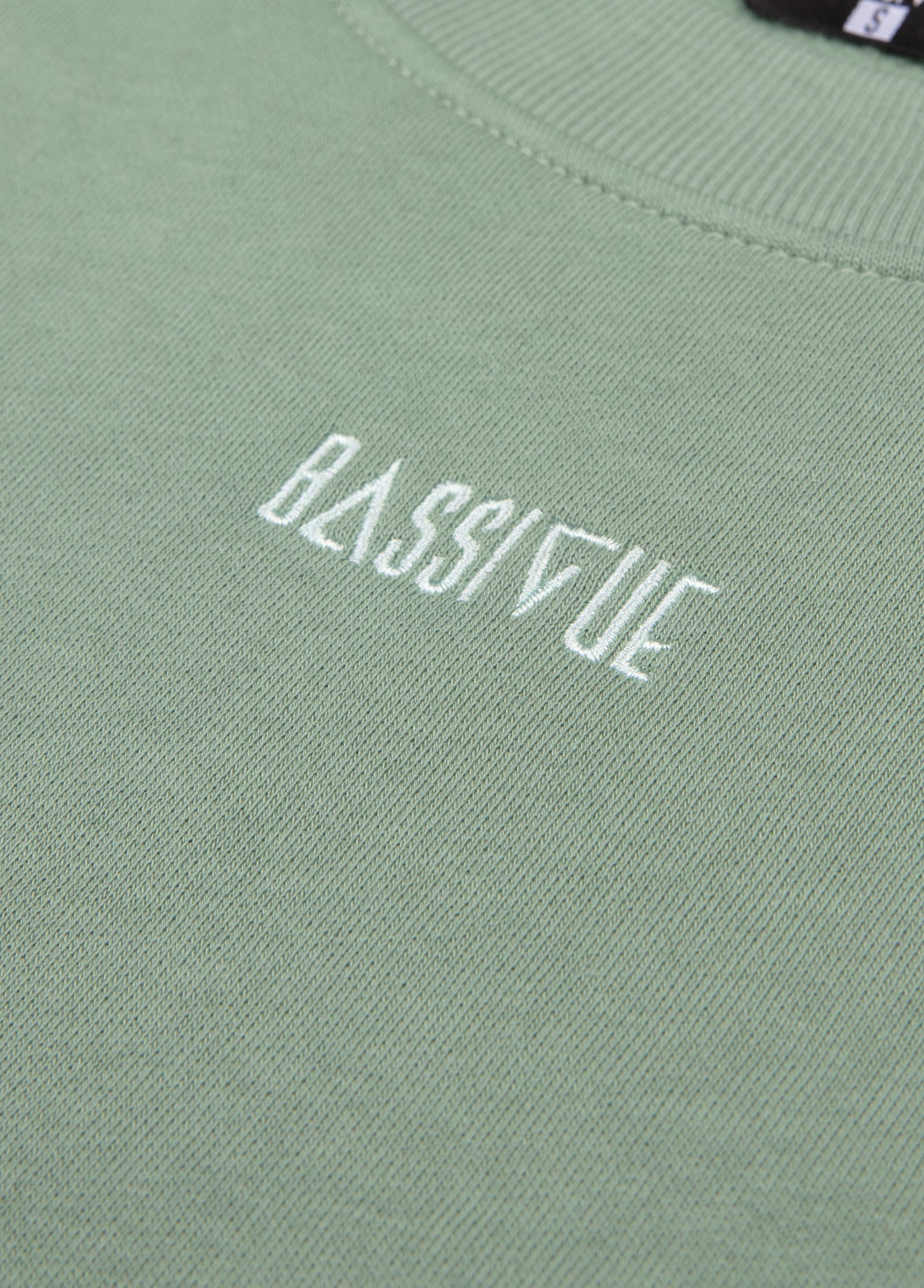 Bisiklet Yaka Sweatshirt - Yeşil